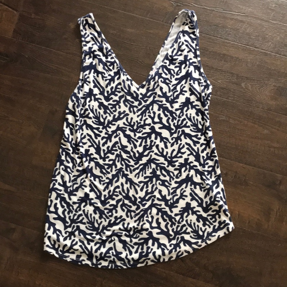 Lily Pulitzer Medium Navy Reef Tank